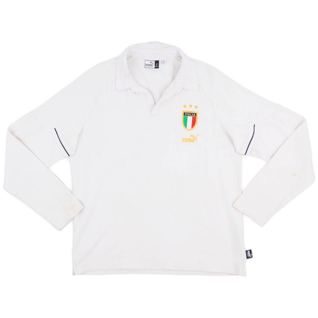2004-05 Italy Puma Polo L/S Shirt - 5/10 - (L)