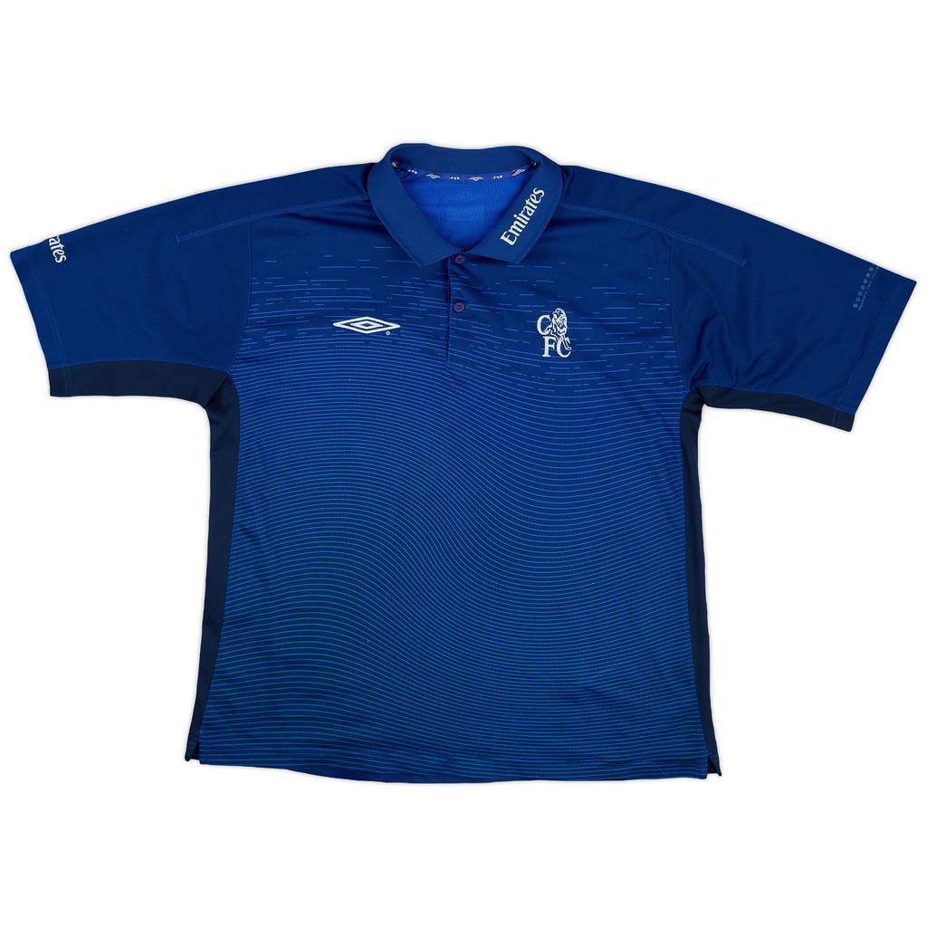 2001-02 Chelsea Umbro Polo Shirt - 7/10 - (XL)