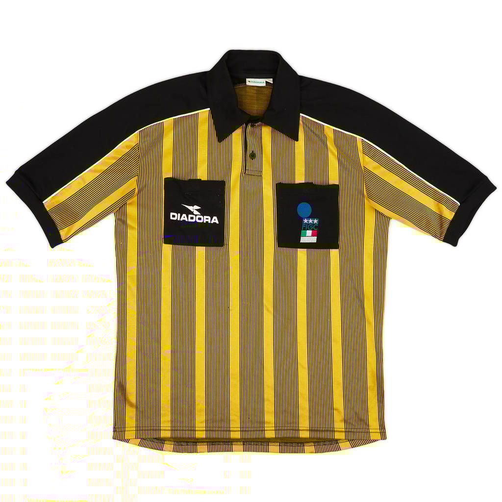 1999-00 Italy FIGC Diadora Referee Shirt - 7/10 - (XL)