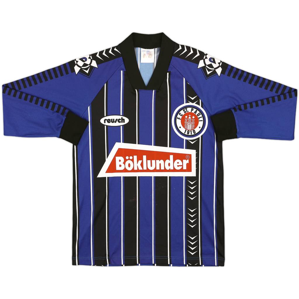 1996-97 St Pauli Away L/S Shirt - 7/10 - (XS/S)