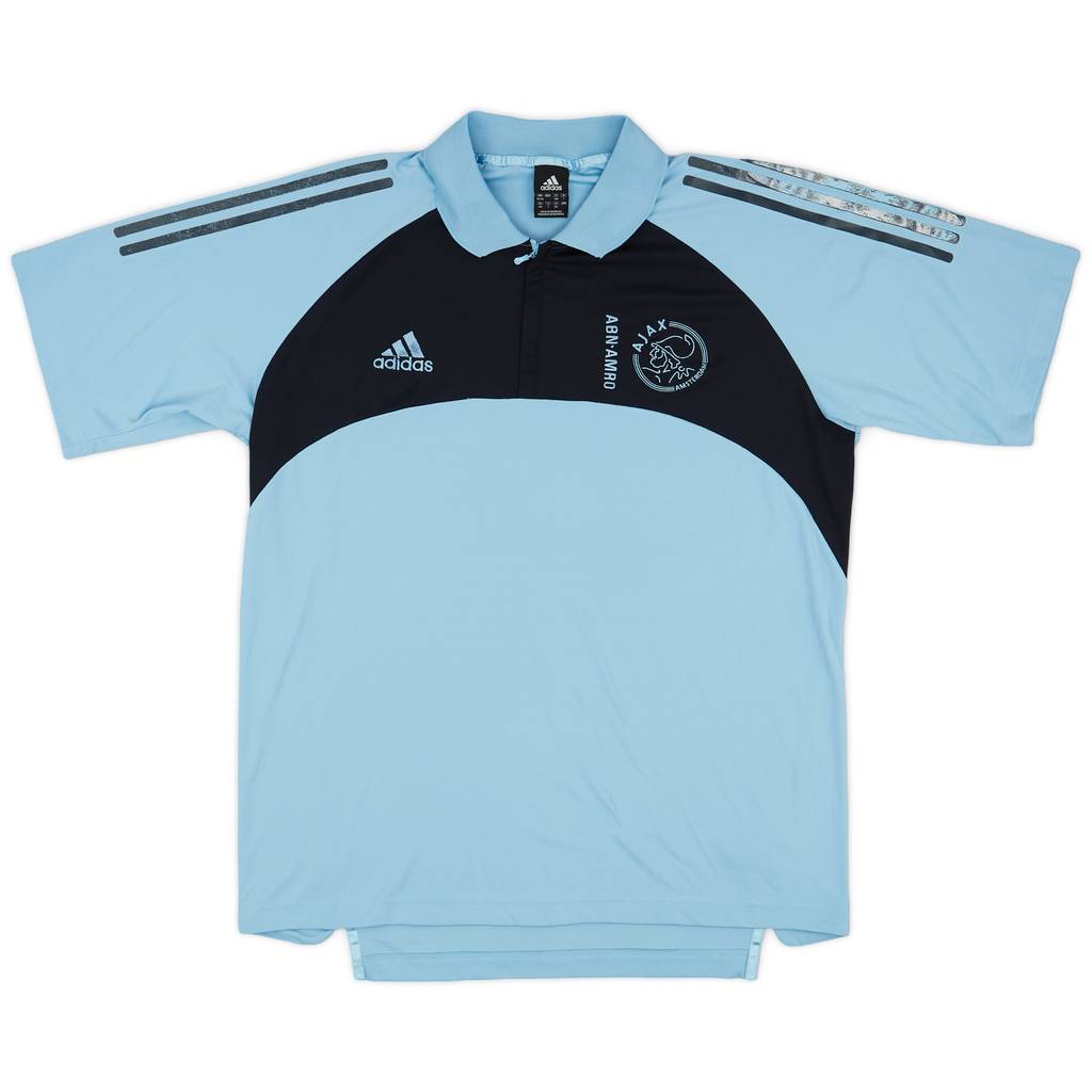 2002-03 Ajax adidas 1/4 Zip Polo Shirt - 5/10 - (L)