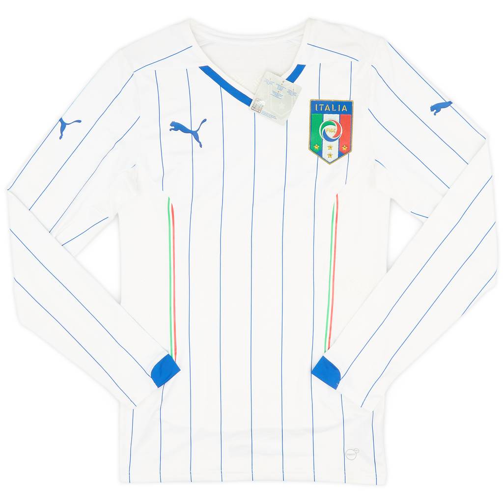 2014-15 Italy Player Issue Away L/S Shirt (L)