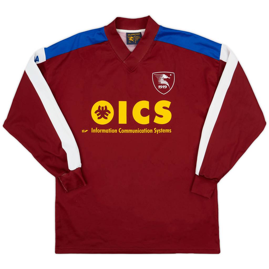 2000-01 Salernitana Training L/S Shirt - 9/10 - (XL)