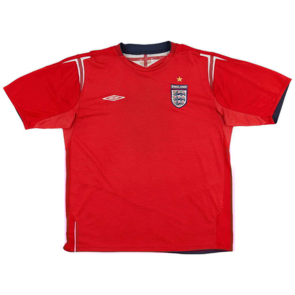 2003-05 England Home Shirt - 5/10 - (XL)