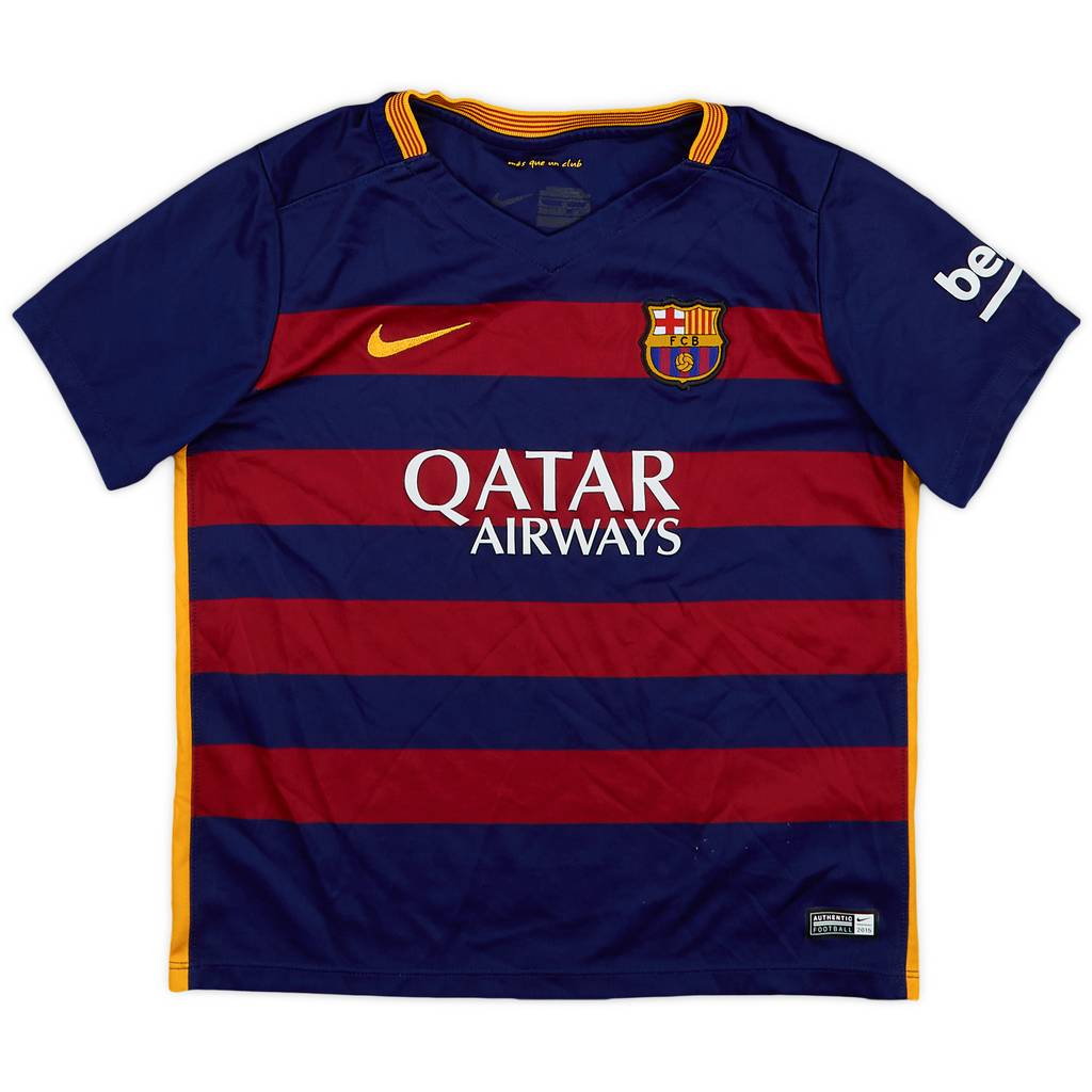 2015-16 Barcelona Home Shirt - 8/10 - (4-5 Years)