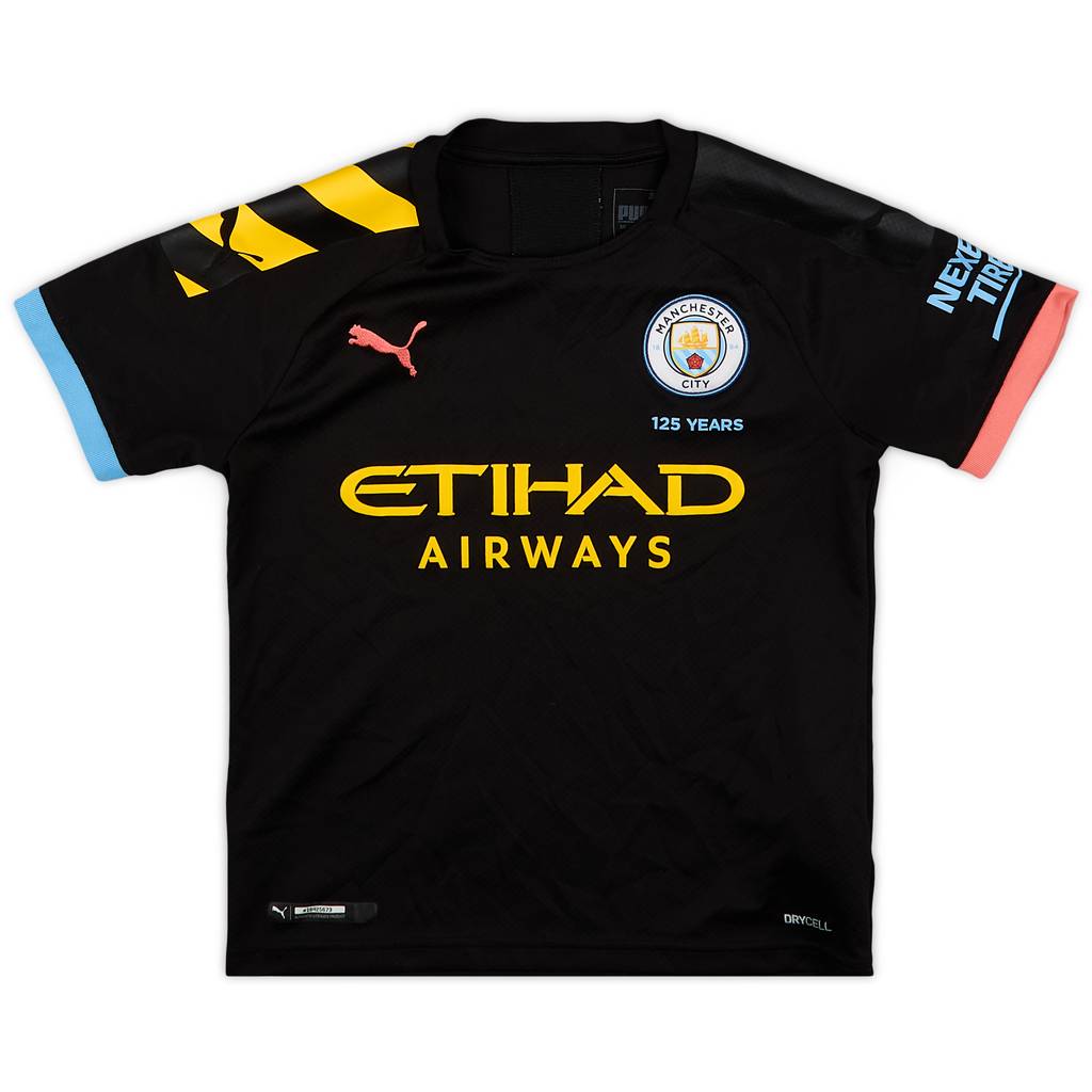 2019-20 Manchester City Away Shirt - 9/10 - (S.Boys)