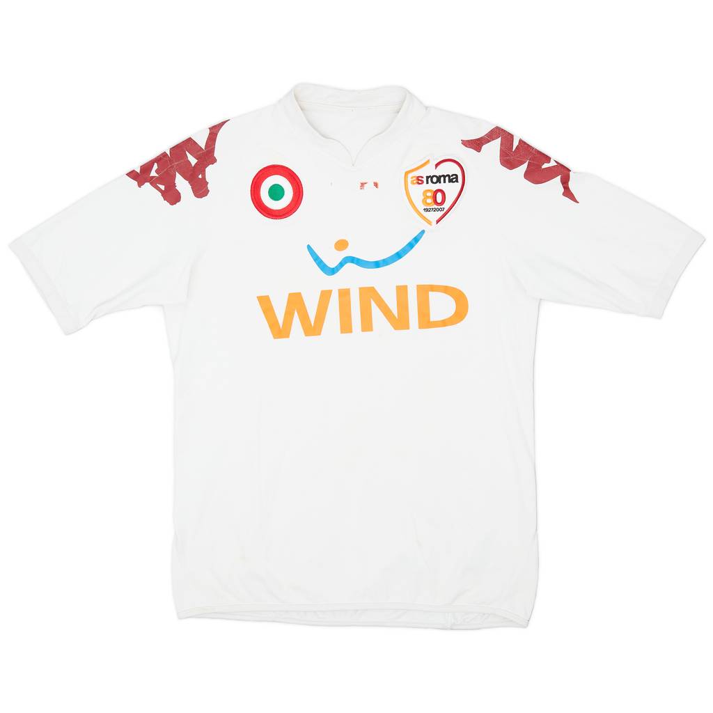 2007-08 Roma Away Shirt - 6/10 - (L.Boys)