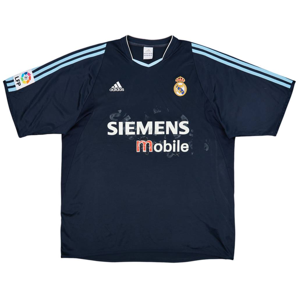 2003-04 Real Madrid Away Shirt - 4/10 - (XL)
