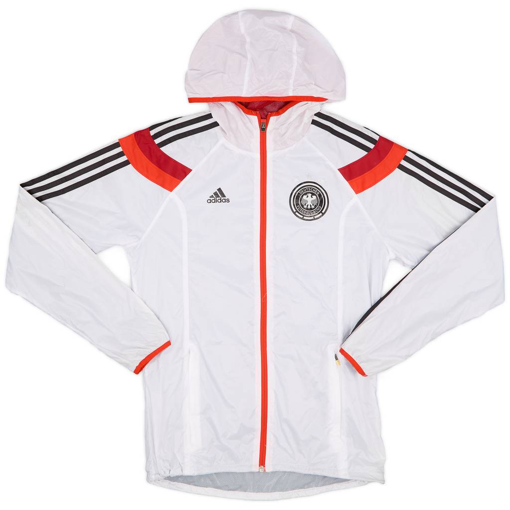 2013-14 Germany adidas Hooded Rain Jacket - 8/10 - (S)