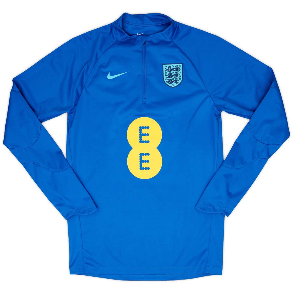 2022-23 England Nike 1/4 Zip Drill Top - 10/10 - (S)