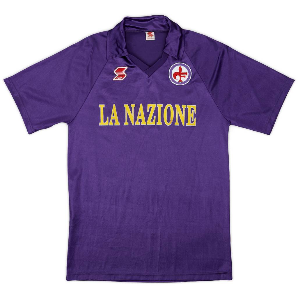 1989-90 Fiorentina Home Shirt - 8/10 - (S)