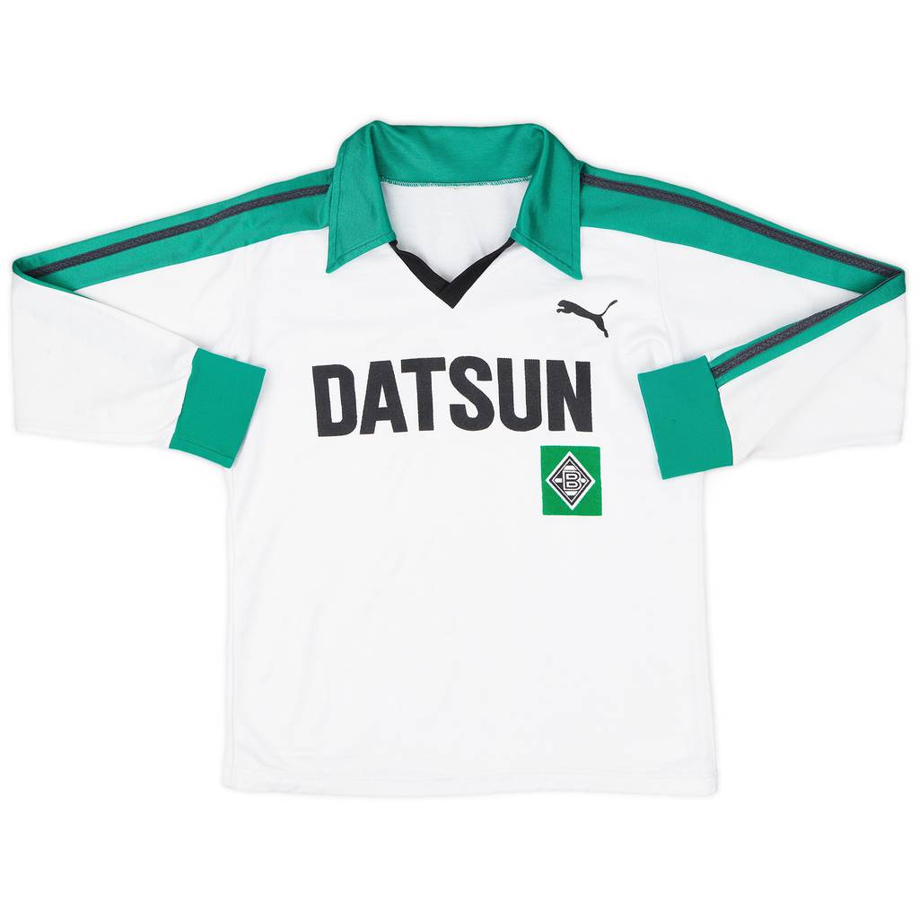1981-83 Borussia Monchengladbach Home L/S Shirt - 9/10 - (S)