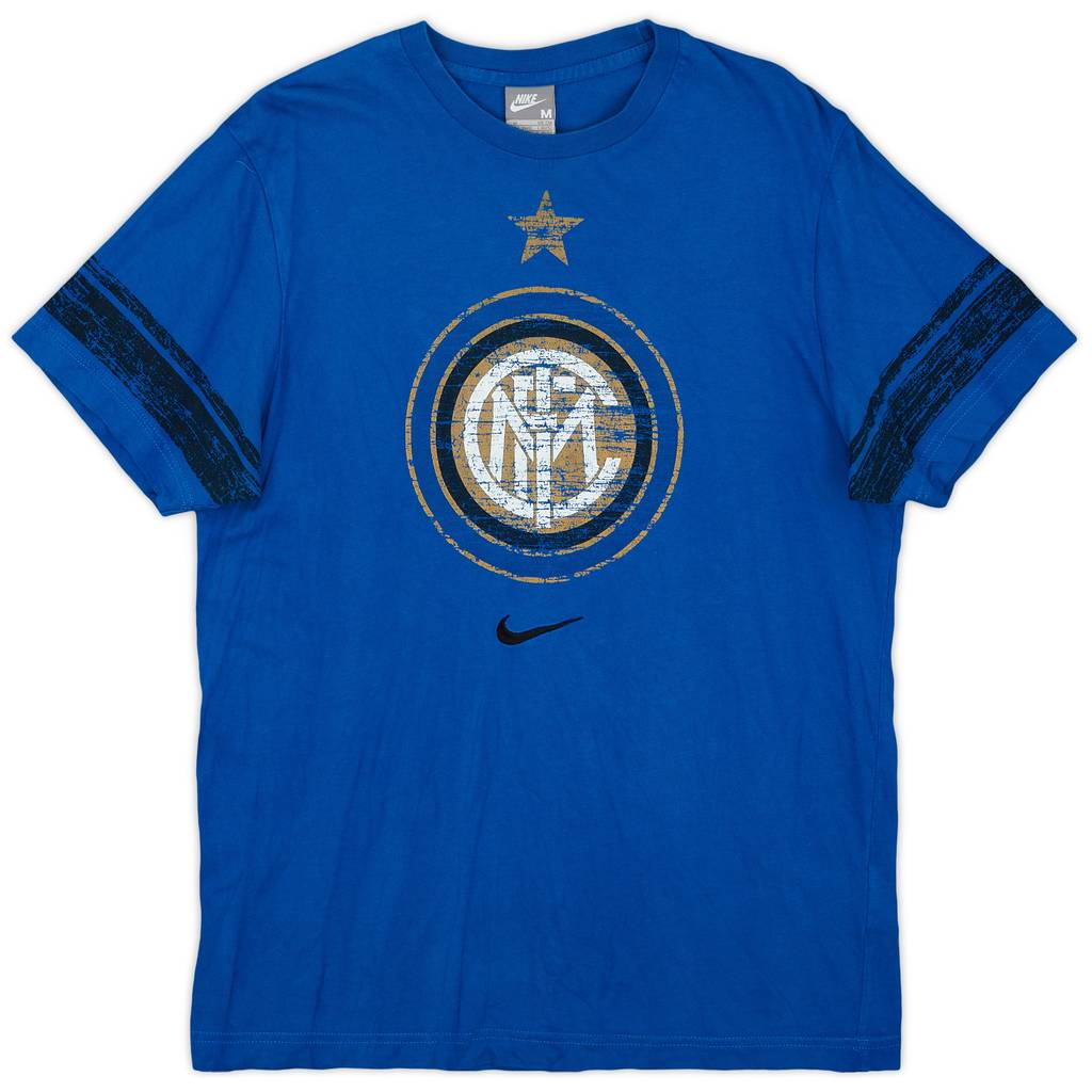 2008-09 Inter Milan Graphic Tee - 8/10 - (M)
