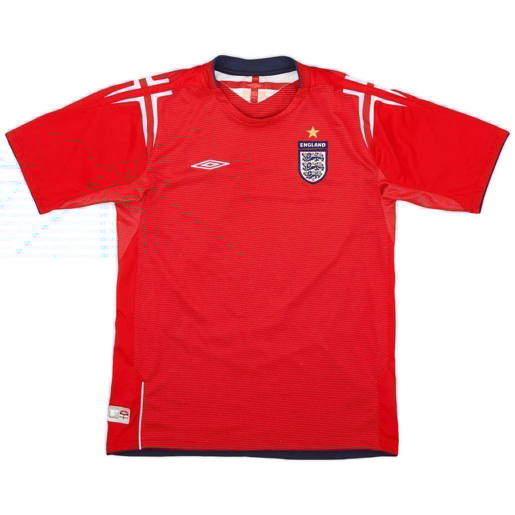 2004-06 England Away Shirt - 8/10 - (XL.Boys)