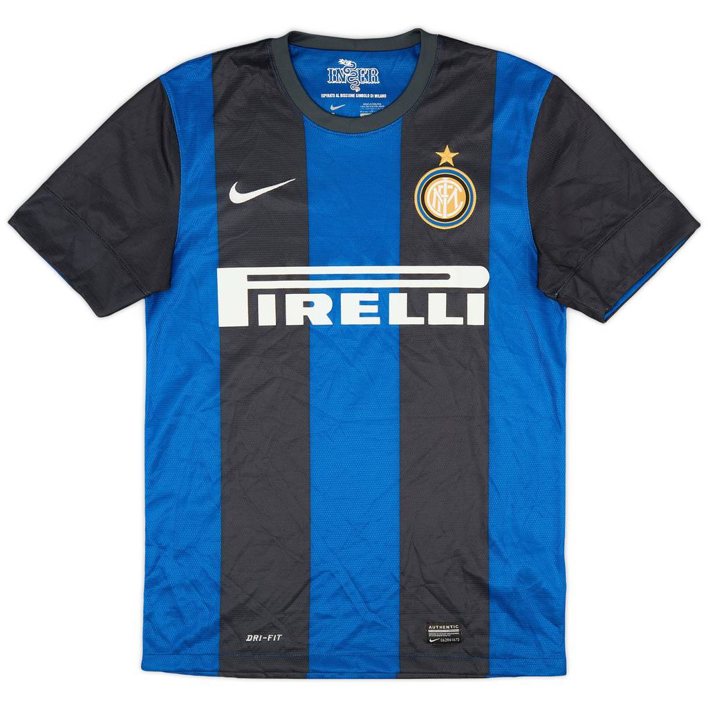 2012-13 Inter Milan Home Shirt - 8/10 - (S)