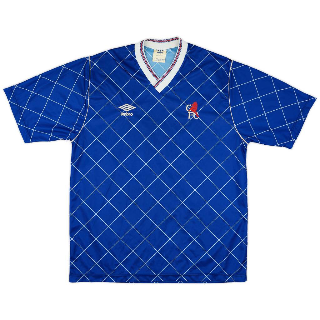 1987-89 Chelsea Home Shirt - 8/10 - (M)