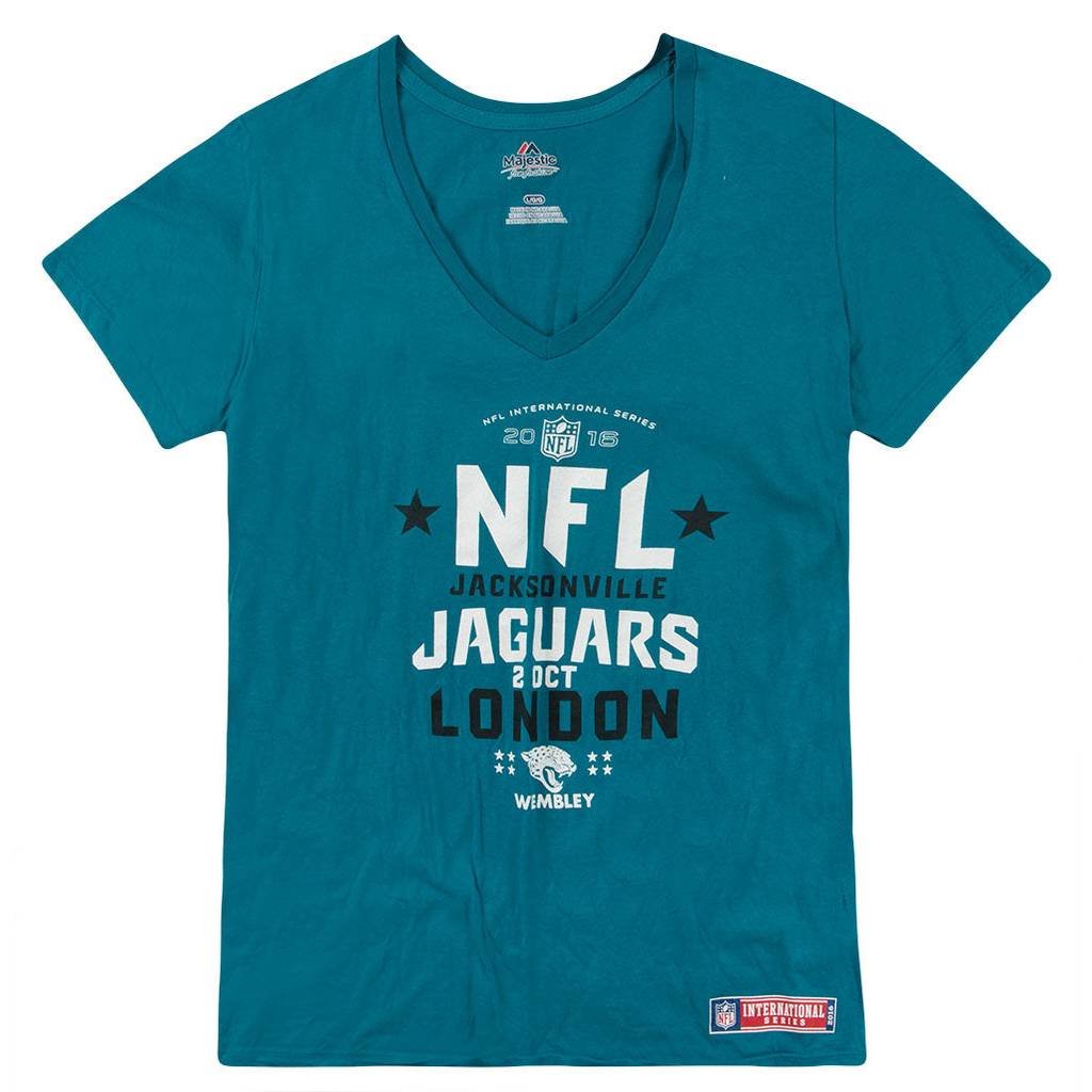 2016 Jacksonville Jaguars NFL International Series Graphic Tee Womens (L)