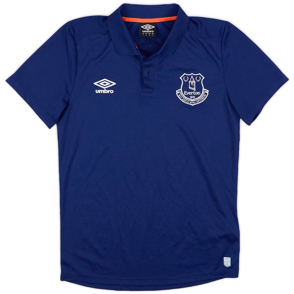 2018-19 Everton Umbro Polo Shirt - 9/10 - (S)