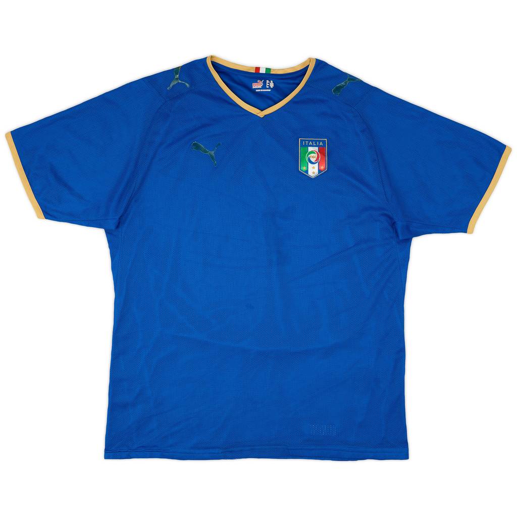 2007-08 Italy Home Shirt - 4/10 - (XL)