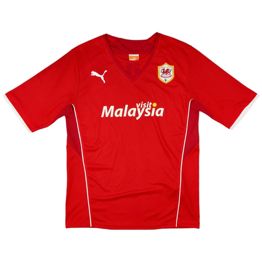 2013-14 Cardiff Home Shirt - 9/10 - (M)