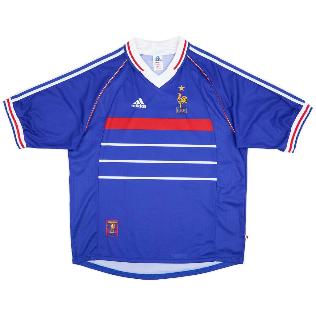1998-00 France Home Shirt - 9/10 - (XL)