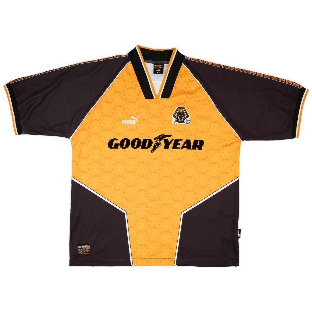 1996-98 Wolves Home Shirt - 9/10 - (XL)