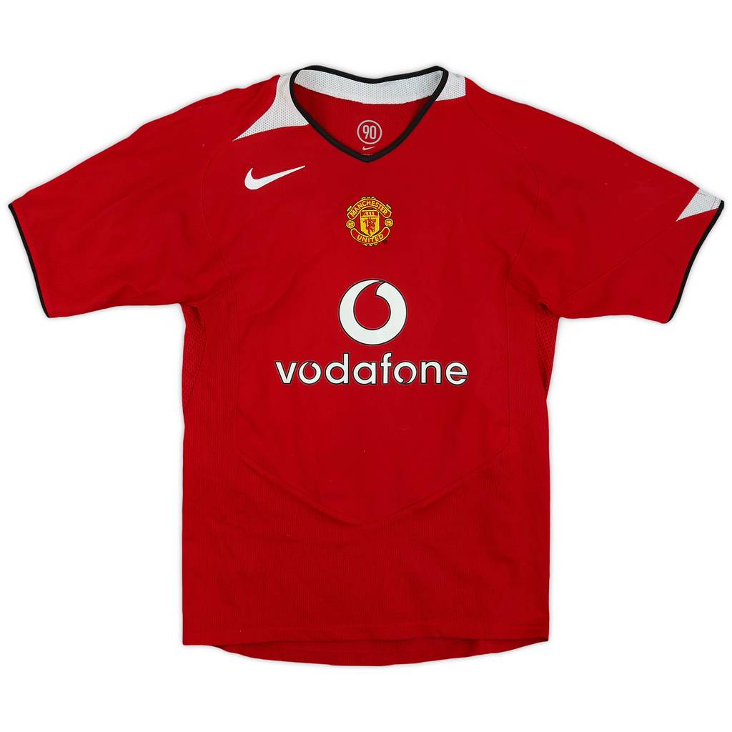 2004-06 Manchester United Home Shirt - 7/10 - (L.Boys)