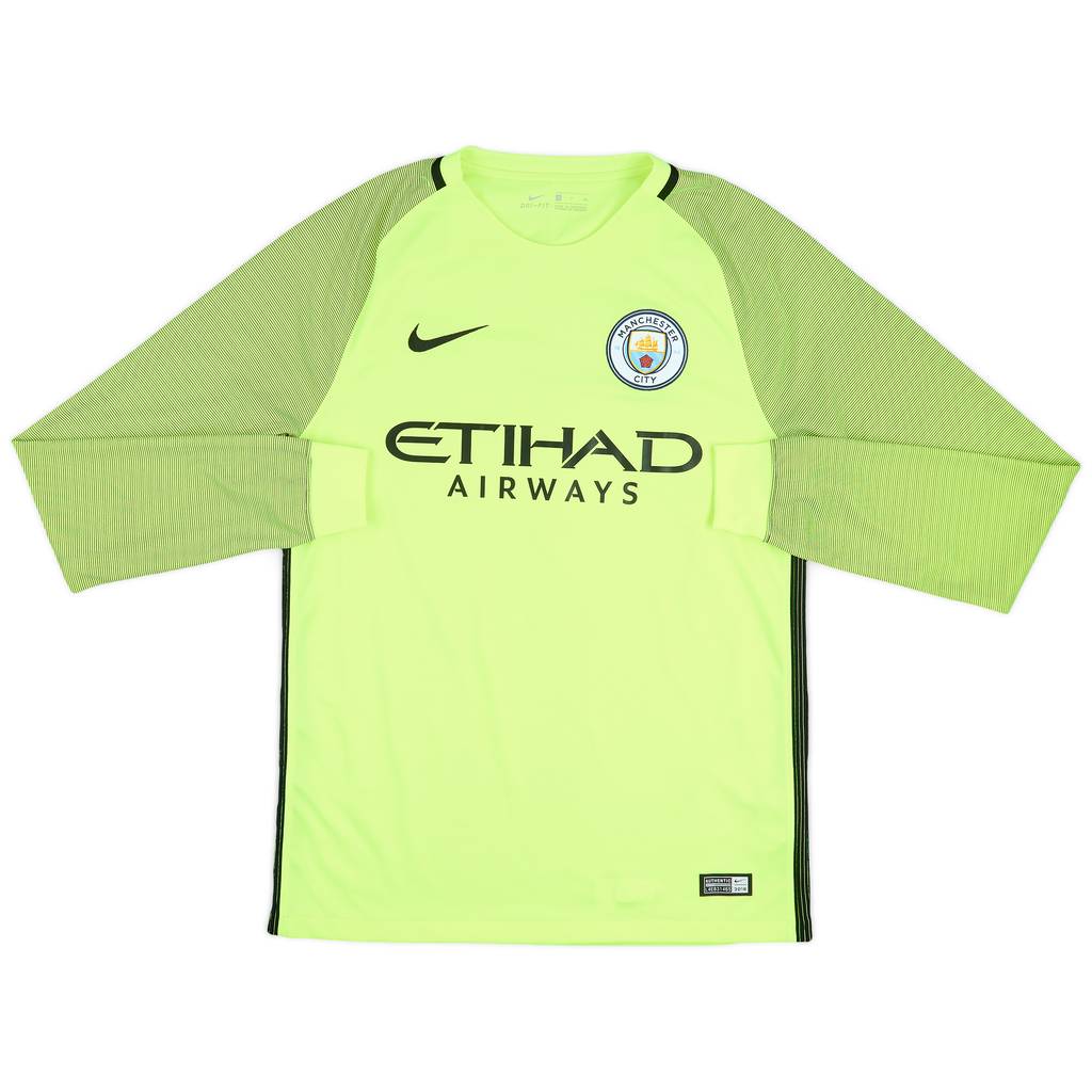 2016-17 Manchester City GK Shirt - 10/10 - (S)