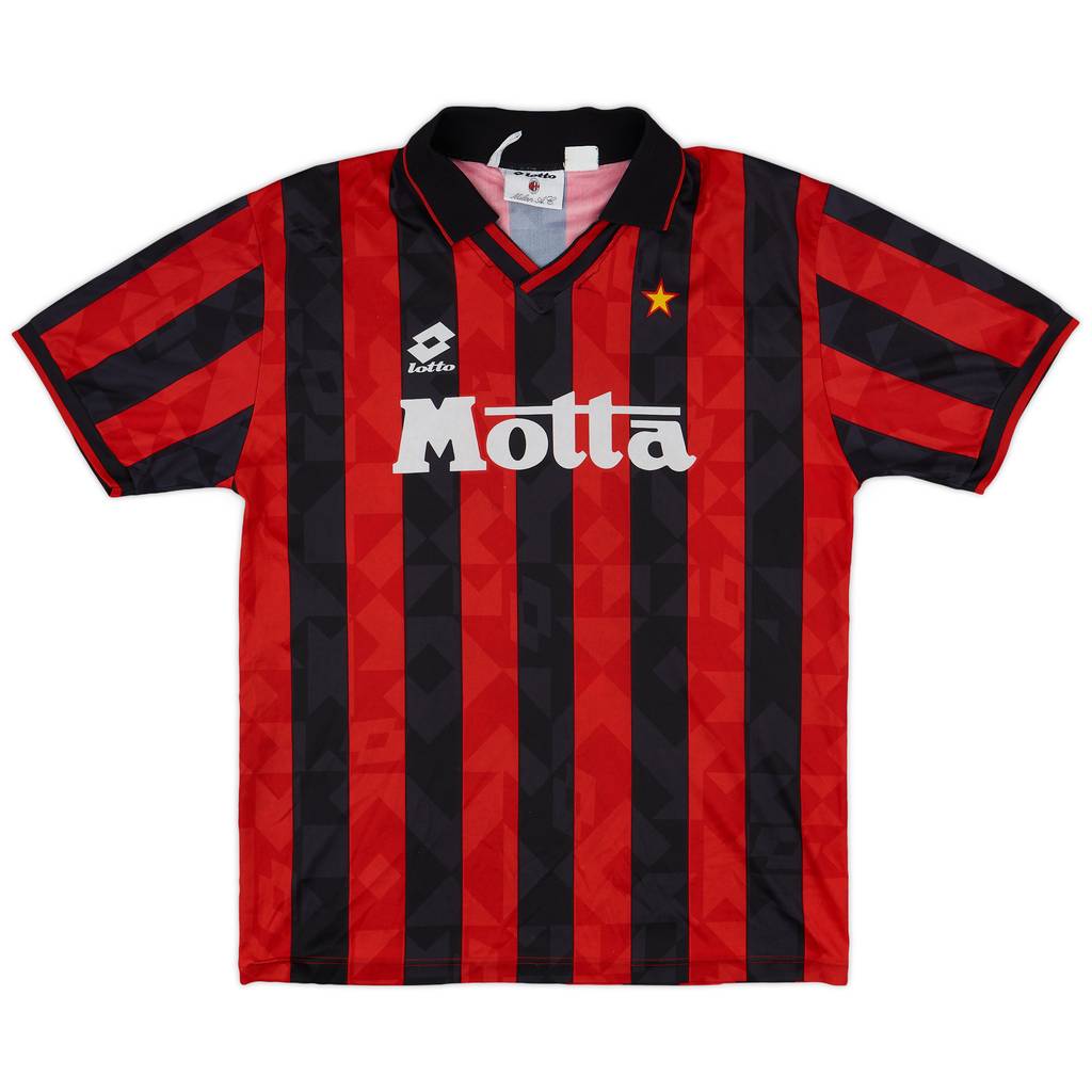1993-94 AC Milan Home Shirt - 8/10 - (L)