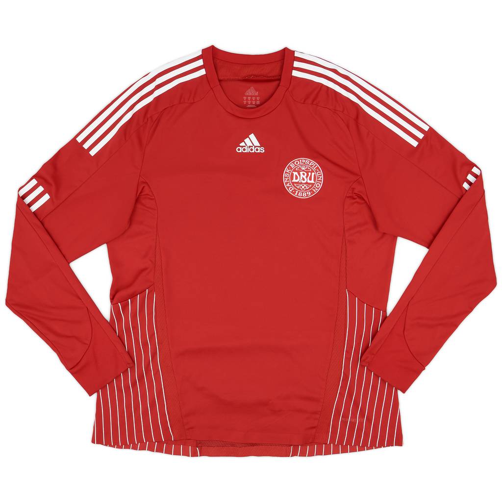 2007-10 Denmark Player Issue Home L/S Shirt - 9/10 - (XL)