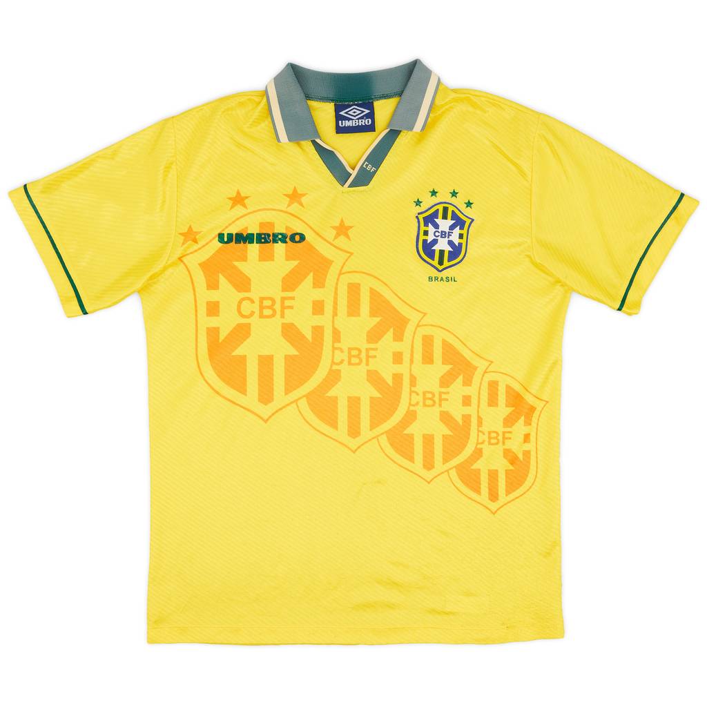 1994 Brazil Home Shirt - 5/10 - (XL)