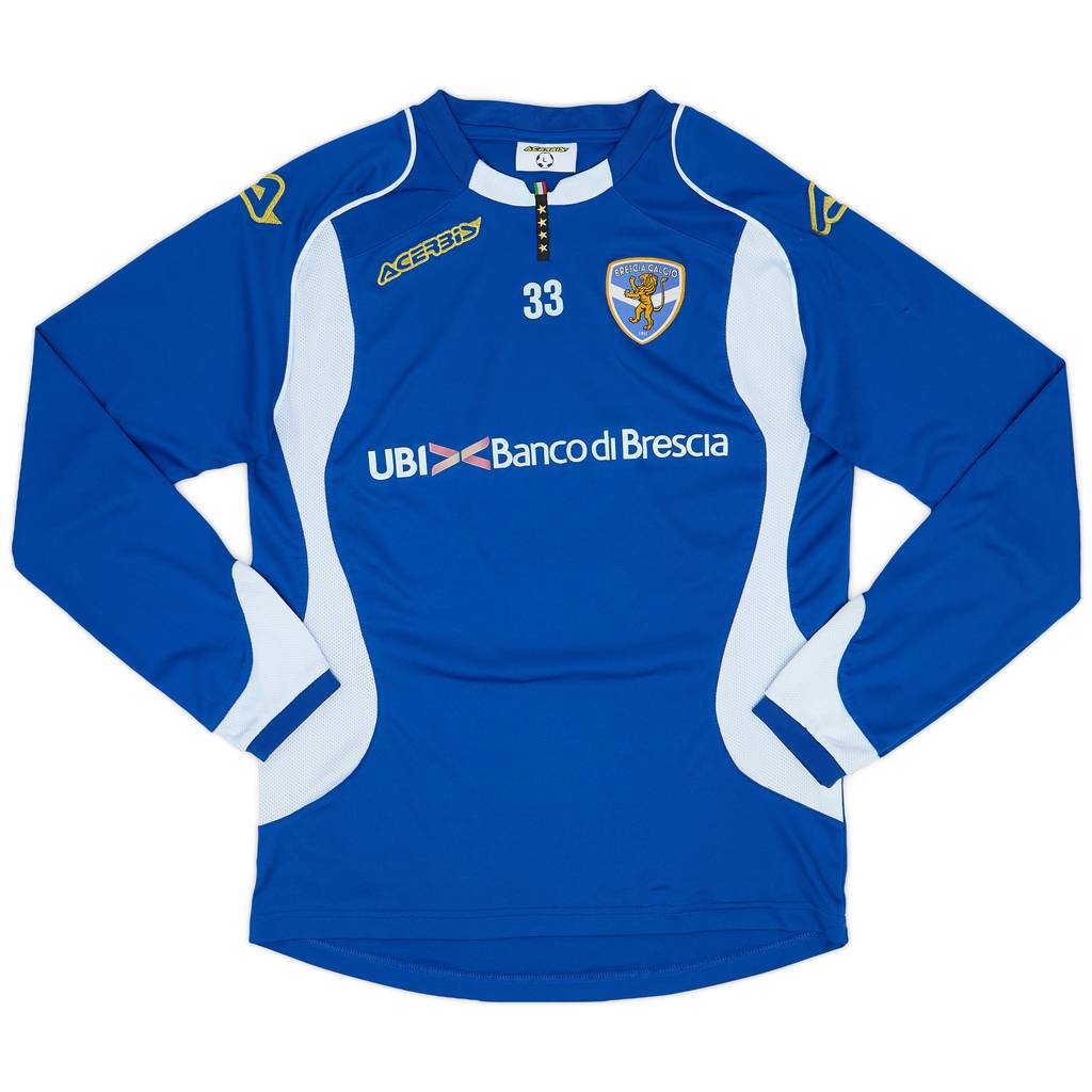 2015-16 Brescia Acerbis Player Issue Training L/S Shirt #33 - 8/10 - (L)