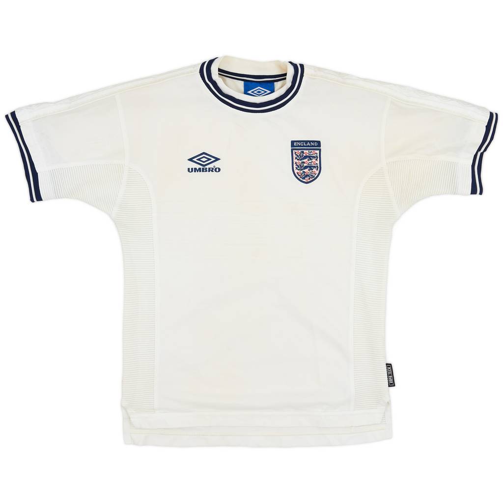 1999-01 England Home Shirt - 5/10 - (L.Boys)