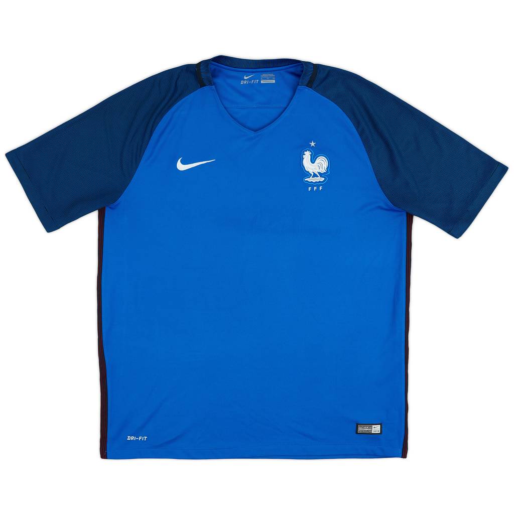 2016-17 France Home Shirt - 9/10 - (XL)