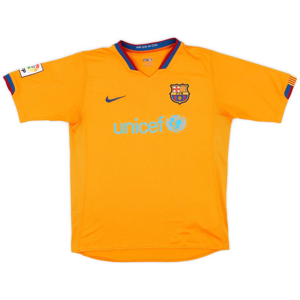 2006-08 Barcelona Away Shirt - 7/10 - (XL.Boys)