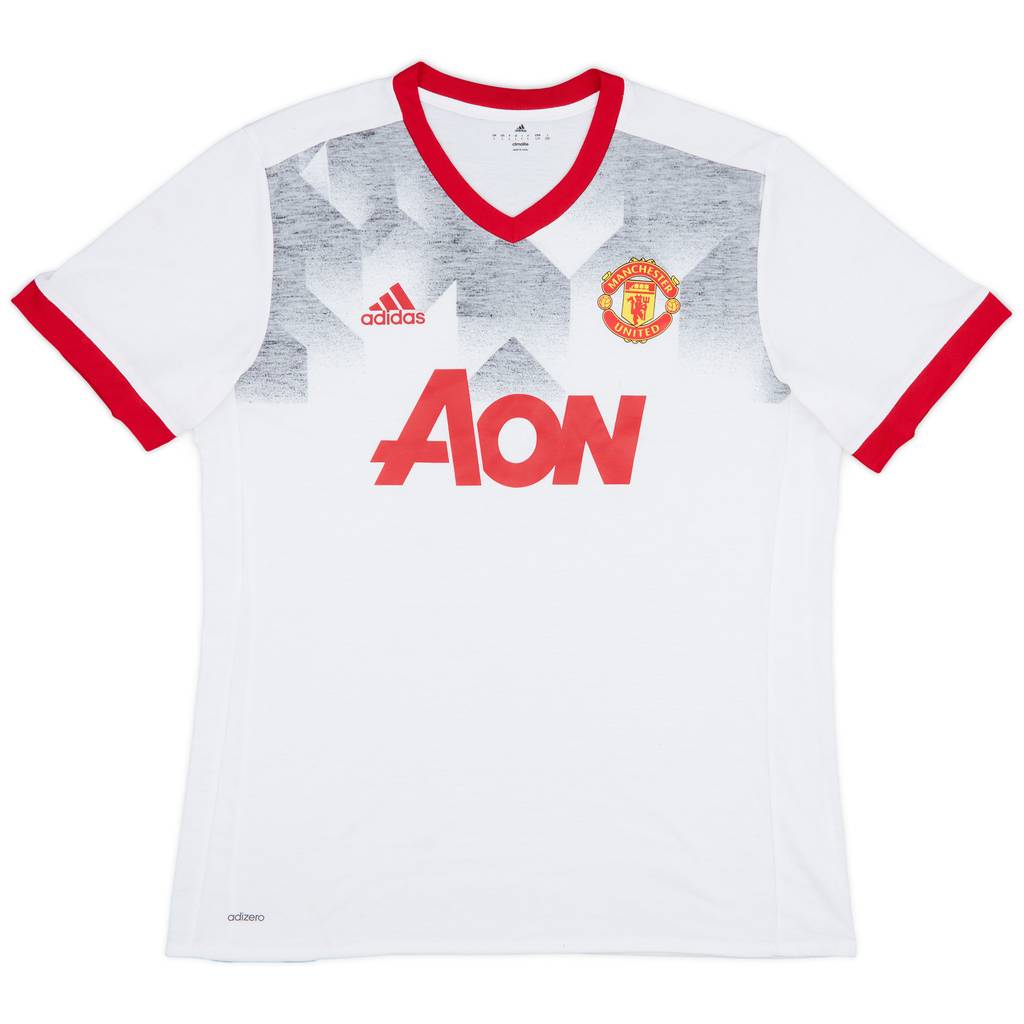 2019-20 Manchester United adidas Cotton Tee - 8/10 - (L)
