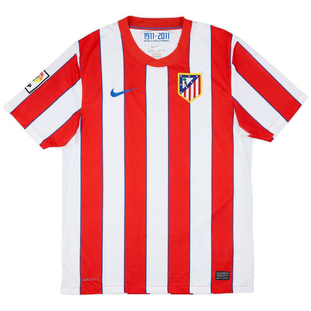 2011-12 Atletico Madrid Home Shirt - 10/10 - (M)