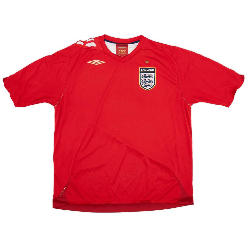 2006-08 England Away Shirt - 9/10 - (XXL)