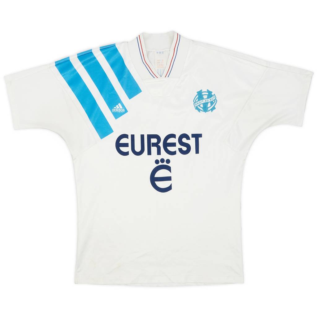 1993-94 Olympique Marseille Home Shirt - 9/10 - (L.Boys)