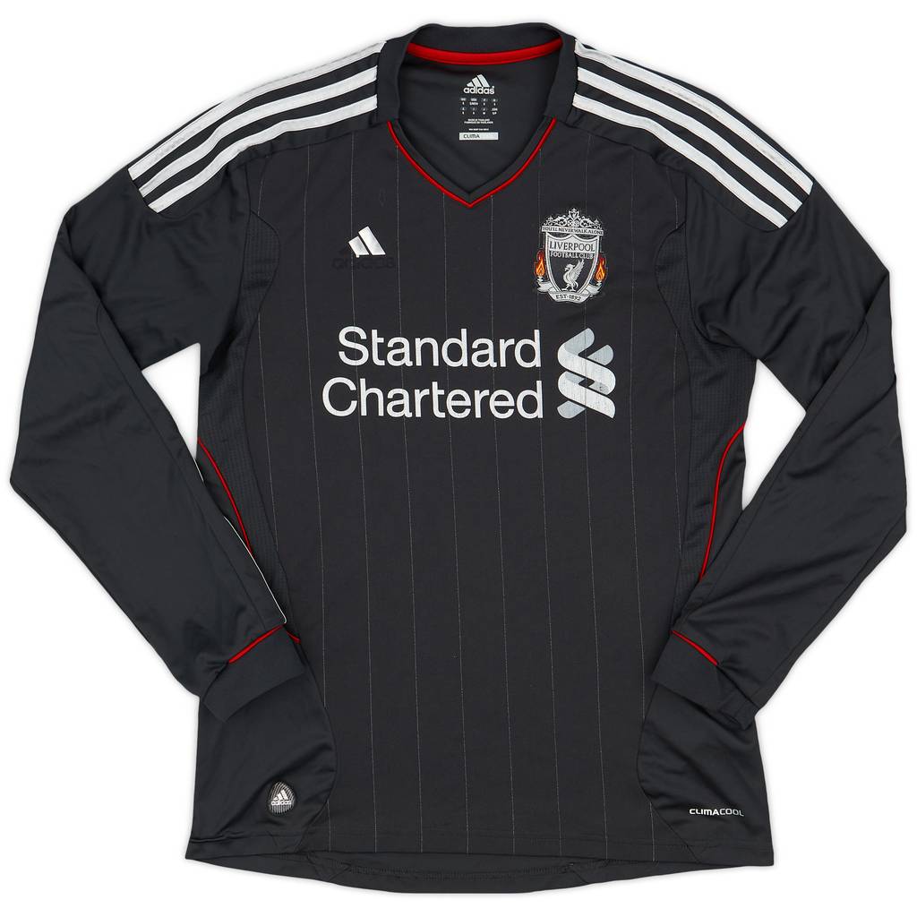 2011-12 Liverpool Away L/S Shirt - 4/10 - (S)