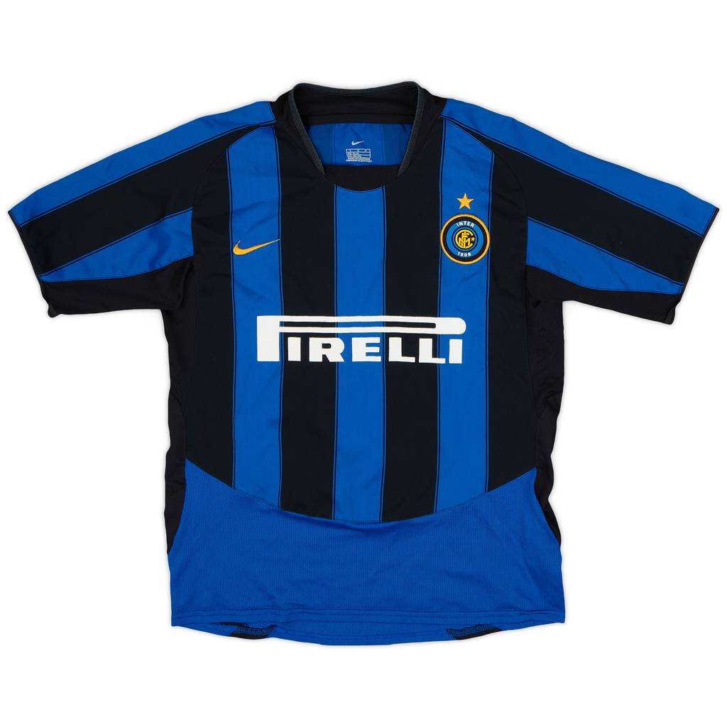 2003-04 Inter Milan Home Shirt - 8/10 - (L.Boys)