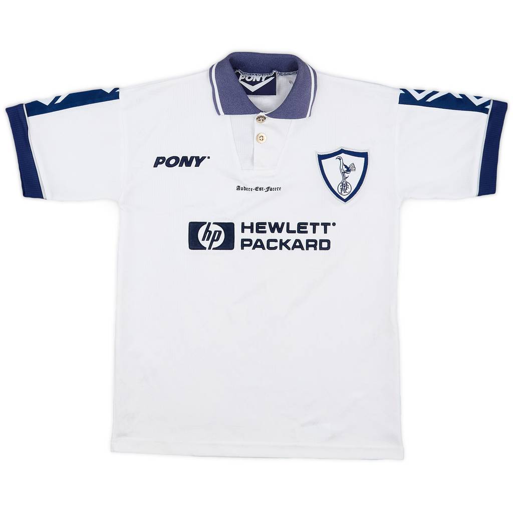 1995-97 Tottenham Home Shirt - 8/10 - (L.Boys)