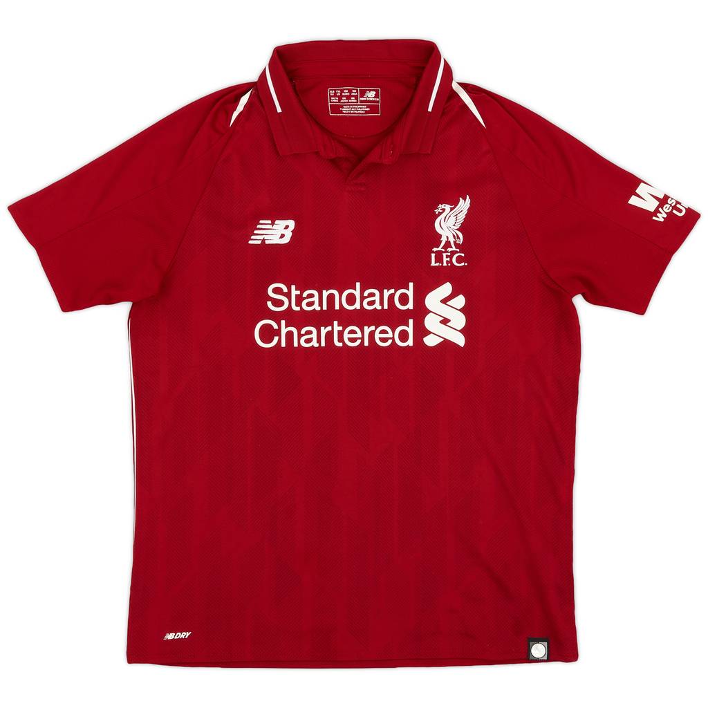 2018-19 Liverpool Home Shirt - 9/10 - (XL.Boys)