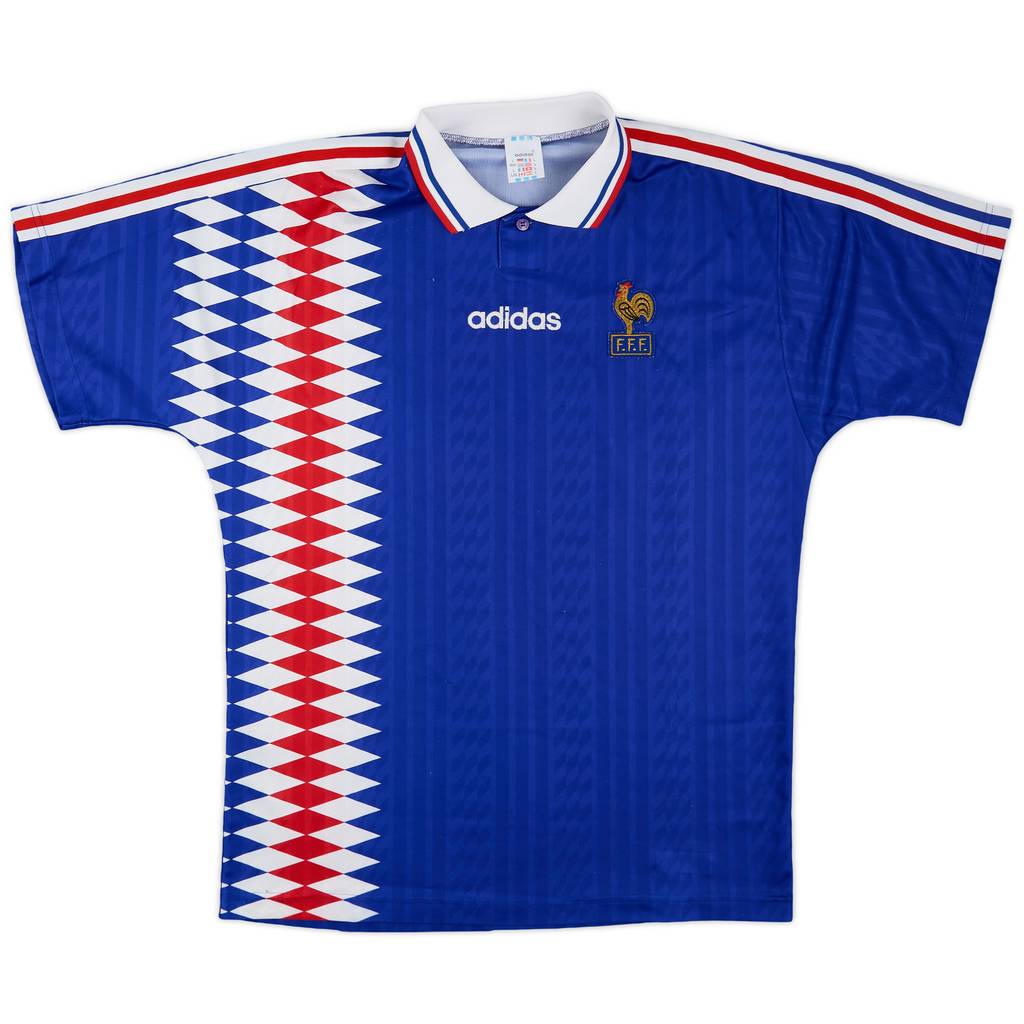 1994-96 France Home Shirt - 8/10 - (L)