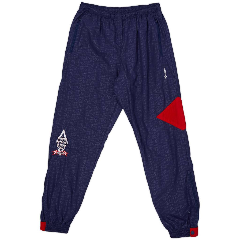 1990-92 England Umbro Tracksuit Bottoms - 8/10 - (XL)
