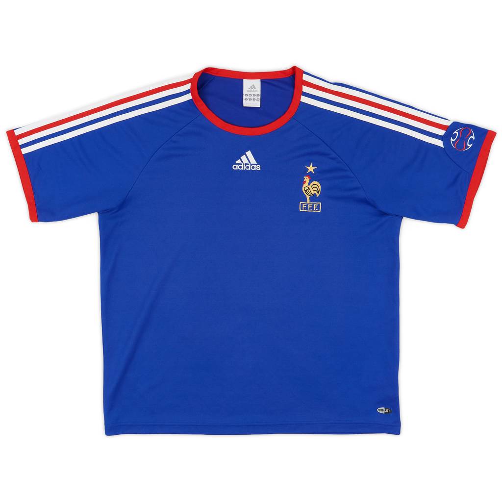 2006-08 France adidas Training Shirt - 8/10 - (L)