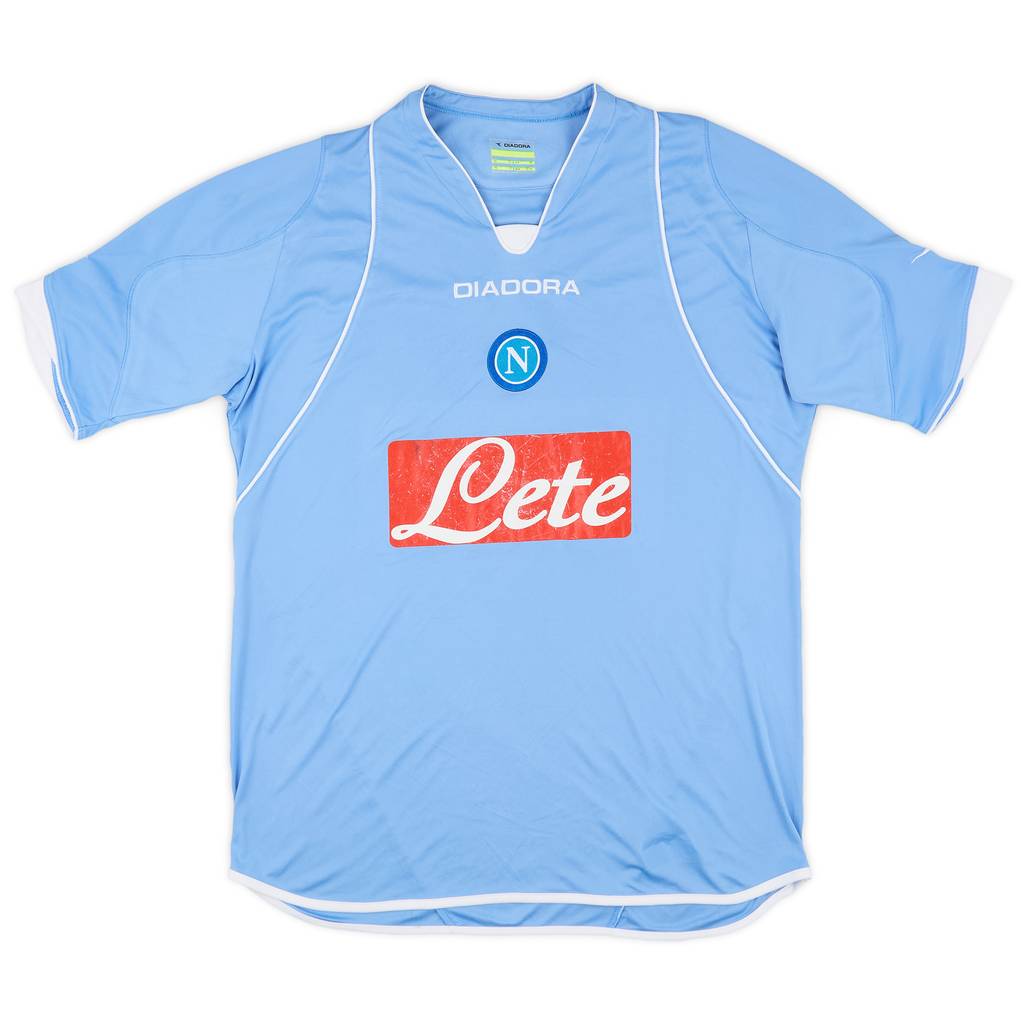 2007-08 Napoli Home Shirt - 5/10 - (XL)
