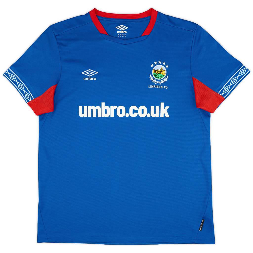 2019-20 Linfield Home Shirt - 8/10 - (XL)