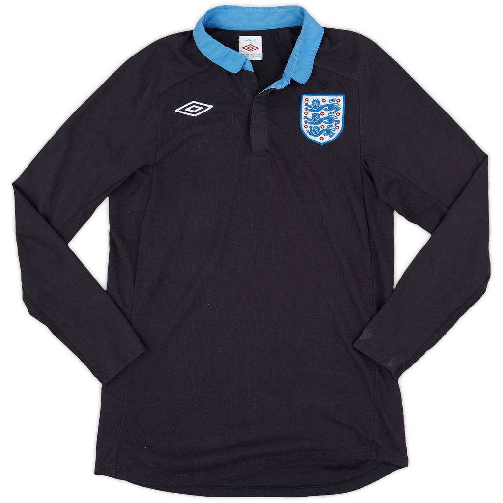 2011-12 England Away L/S Shirt - 8/10 - (M)