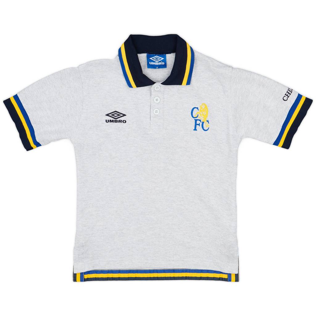 1998-99 Chelsea Umbro Polo Shirt - 8/10 - (L.Boys)
